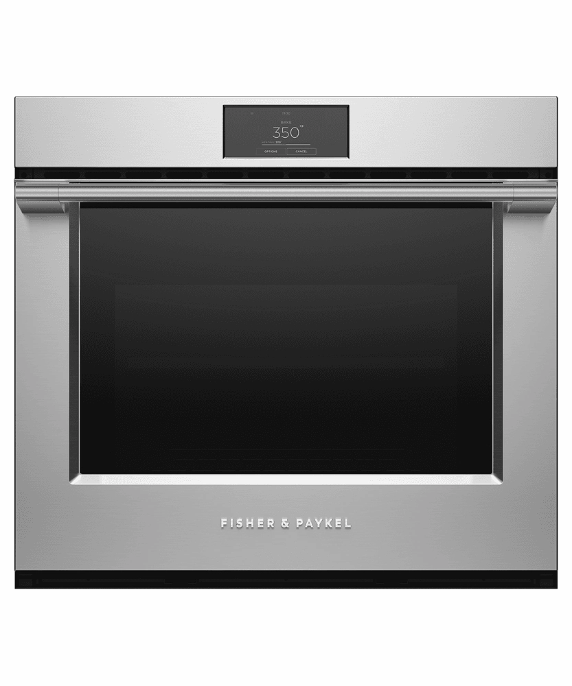 Fisher & Paykel OB30SPPTX1 Oven, 30", 4.1 Cu Ft, 17 Function, Self-Cleaning Wall Ovens oven with smart temperature control
