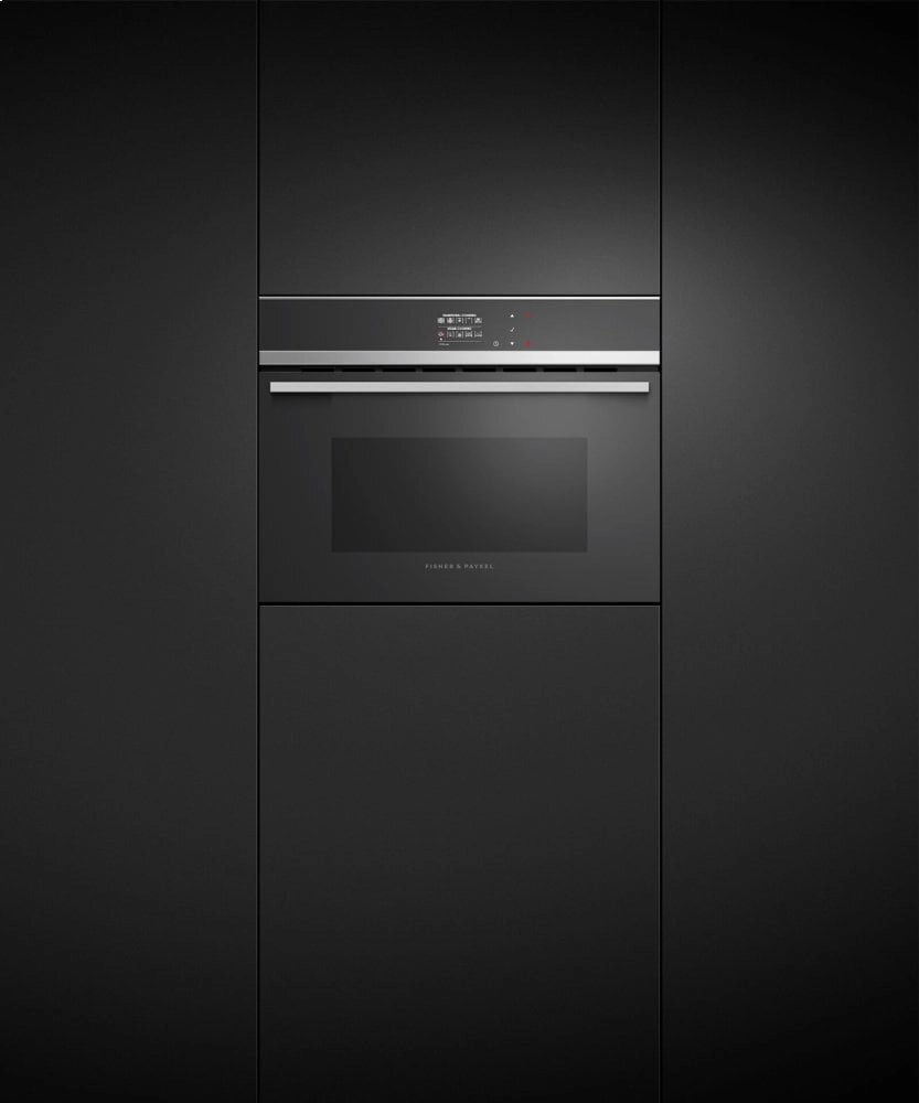 Fisher & Paykel OS24NDB1 Combination Steam Oven, 24", 9 Function