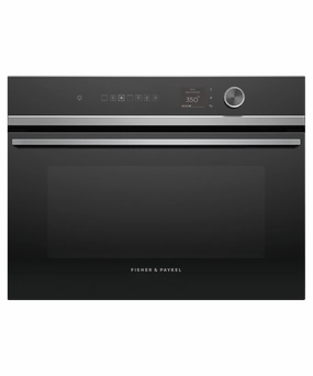 Fisher & Paykel OS24NDLX1 Combination Steam Oven, 24", 18 Function Wall Ovens convection wall oven with steam assist