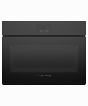 Fisher & Paykel OS24NMTNB1 Combination Steam Oven, 24", 23 Function Wall Ovens convection wall oven with steam assist