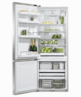 Fisher & Paykel RF135BDLUX4N Freestanding Refrigerator Freezer, 25", 13.5 Cu Ft, Ice & Water Freestanding Refrigerators freestanding fridge freezer combo