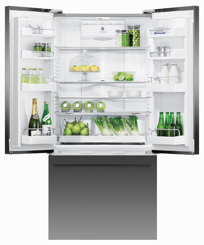 Fisher & Paykel RF170ADUSB5 Freestanding French Door Refrigerator, 31", 17.5 Cu Ft, Ice & Water