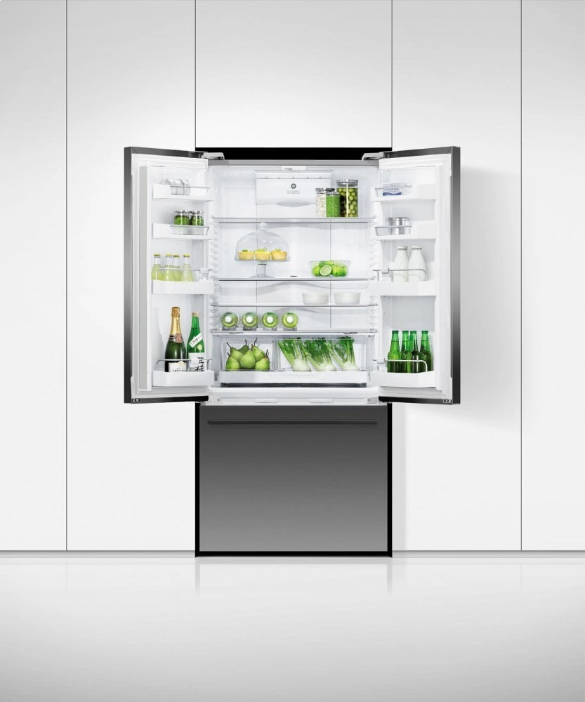 Fisher & Paykel RF170ADUSB5 Freestanding French Door Refrigerator, 31", 17.5 Cu Ft, Ice & Water