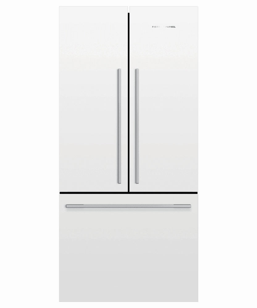 Fisher & Paykel RF170ADW5N Freestanding French Door Refrigerator Freezer, 32", 17 Cu Ft