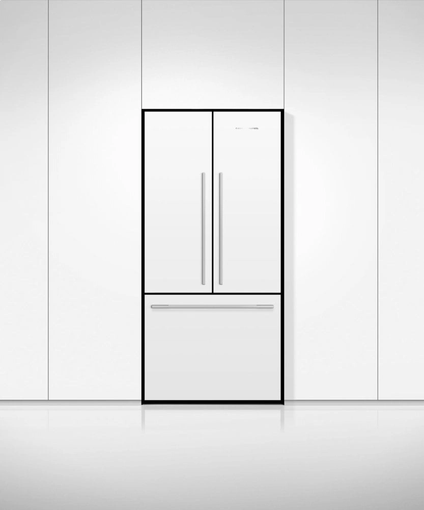 Fisher & Paykel RF170ADW5N Freestanding French Door Refrigerator Freezer, 32", 17 Cu Ft