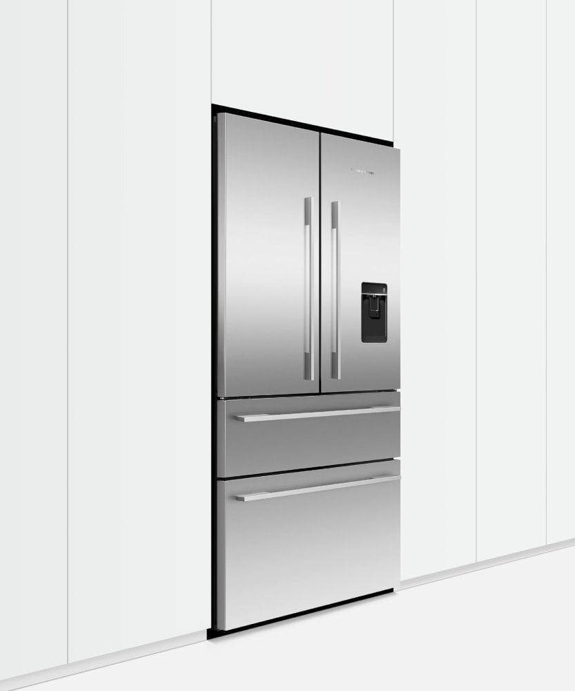 Fisher & Paykel RF172GDUX1 Freestanding French Door Refrigerator Freezer, 32", 16.9 Cu Ft, Ice & Water