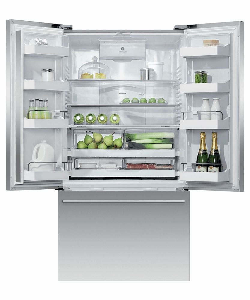 Fisher & Paykel RF201ADUSX5N Freestanding French Door Refrigerator Freezer, 36", 20.1 Cu Ft, Ice & Water Freestanding Refrigerators freestanding fridge freezer combo