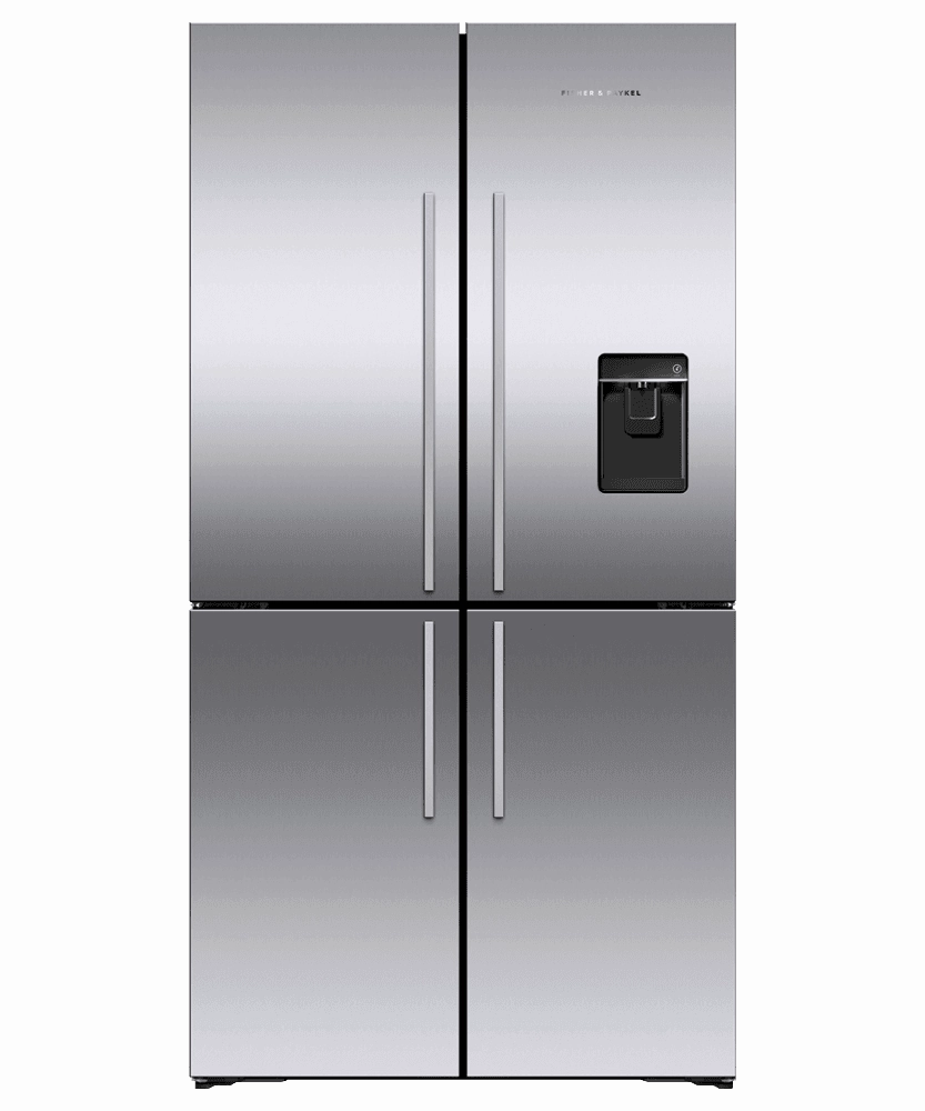 Fisher & Paykel RF203QDUVX1 Freestanding Quad Door Refrigerator Freezer, 36", 18.9 Cu Ft, Ice & Water Freestanding Refrigerators freestanding fridge freezer combo