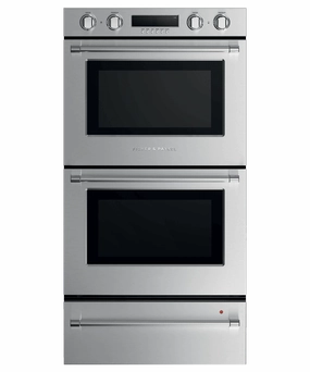 Fisher & Paykel WODV230N Double Oven, 30", 10 Function, Self-Cleaning Wall Ovens 27 inch wall oven built-in