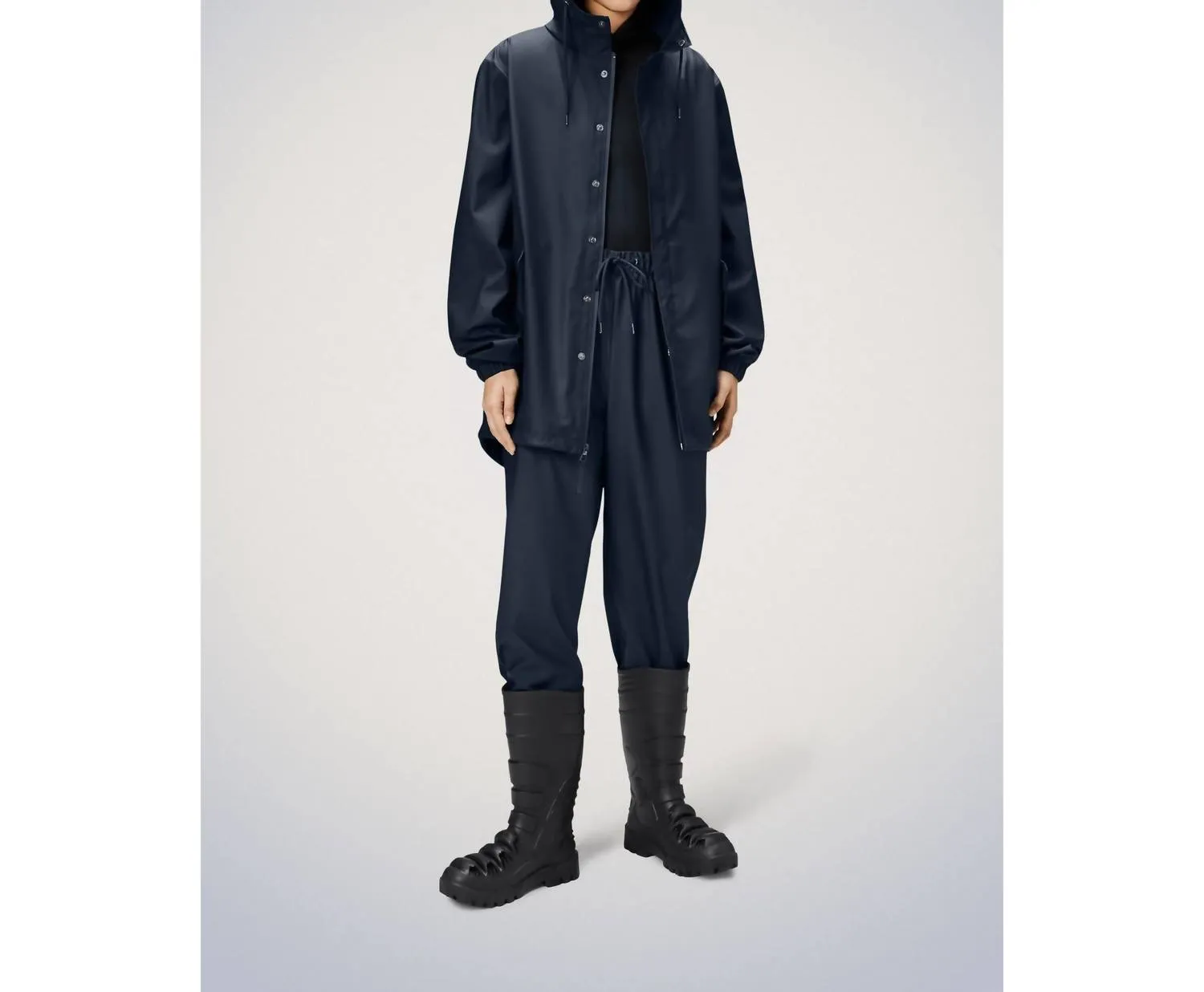 Fishtail Jacket In Navy
