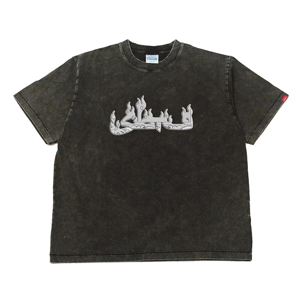 Flamezy Bandana Tee 'Black Grey'
