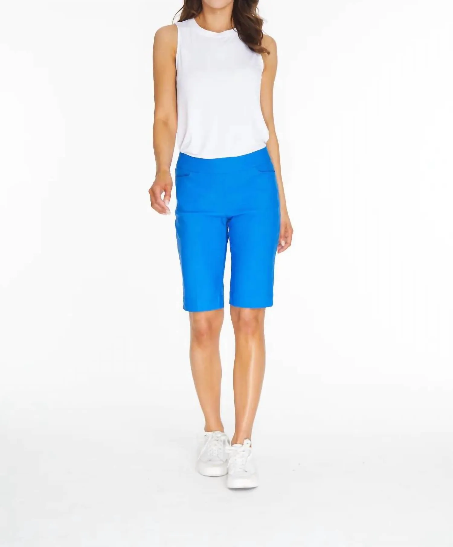 Focus On You Walking Shorts In Lagoon