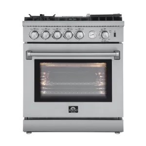 Forno FFSGS627630 Lazio 30" Freestanding Gas Range Freestanding Ranges freestanding dual fuel range 30 inch