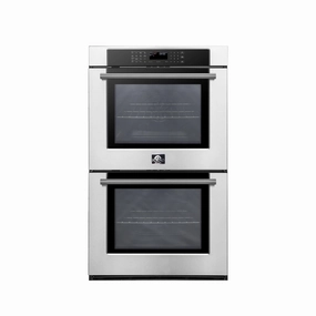 Forno FBOEL136530 Forno 30" Built-In Double Wall Oven Wall Ovens convection wall oven with steam assist