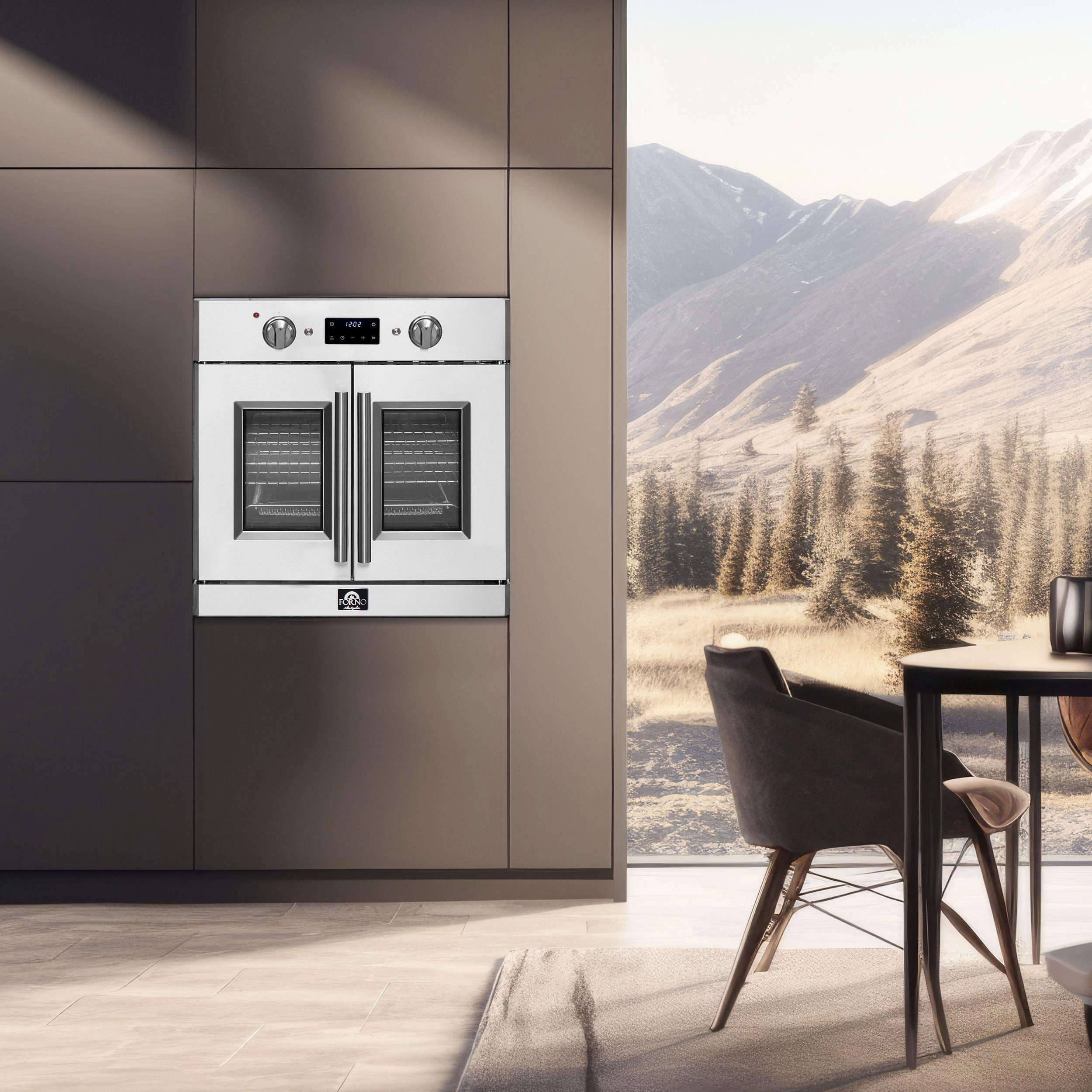 Forno FBOEL137130 Gallico 30-Inch Electric French Door Wall Oven