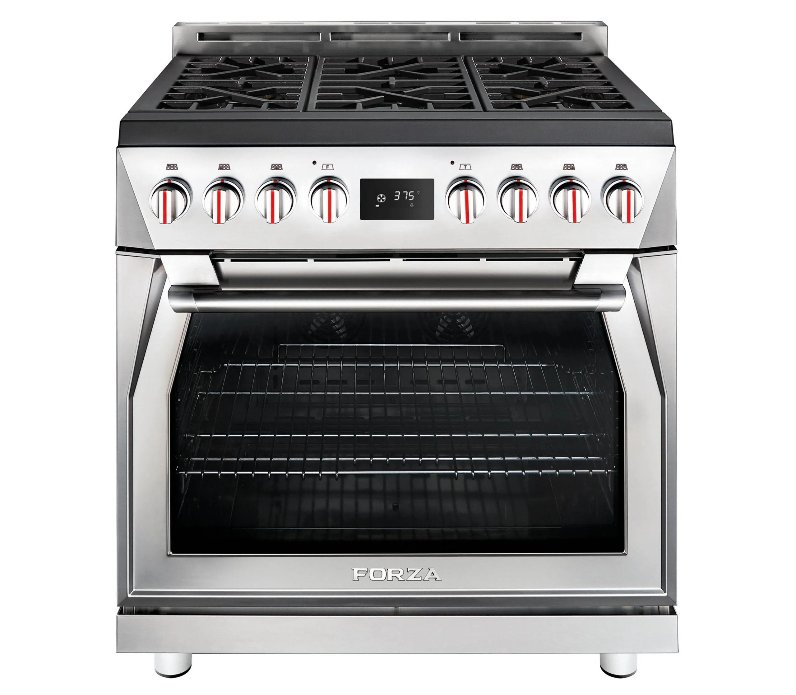 Forzacucina FR366DF 36" Professional Dual Fuel Range Freestanding Ranges freestanding dual fuel range 30 inch