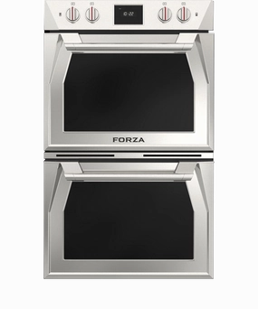 Forzacucina FODP30S 30 Inch Double Dual Convection Electric Wall Oven Wall Ovens oven with smart temperature control