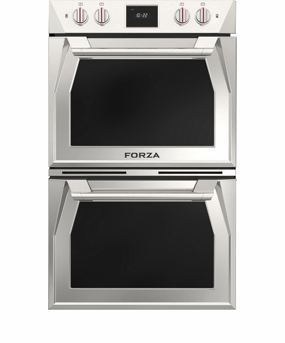Forzacucina FODP30S 30 Inch Double Dual Convection Electric Wall Oven Wall Ovens oven with smart temperature control