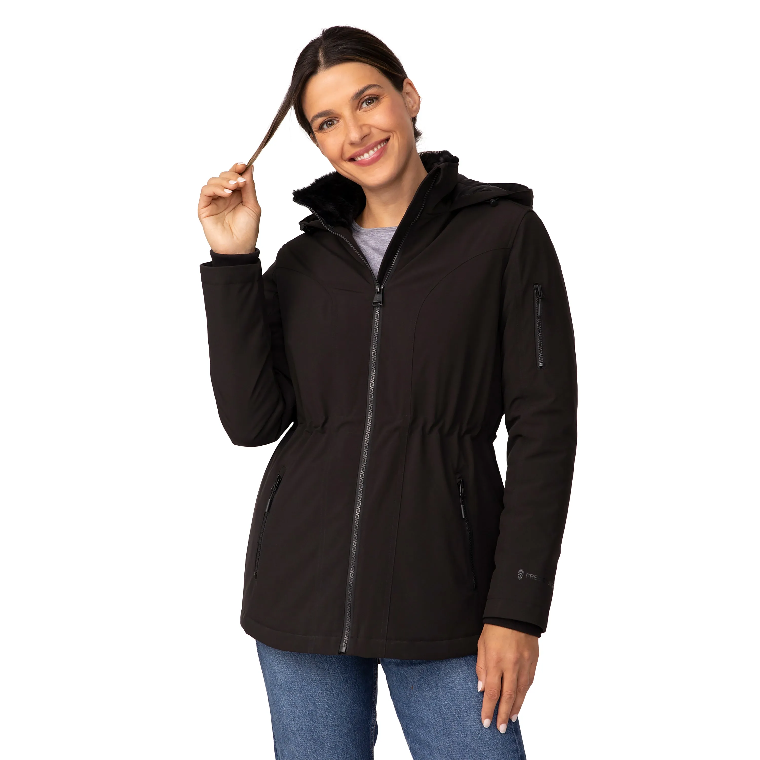 Free Country Women's Thermo Super Softshell Zip Up Jacket