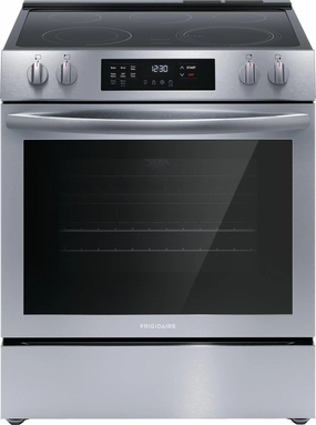 Frigidaire FCFE3083AS Frigidaire 30" Front Control Electric Range Freestanding Ranges freestanding dual fuel range 30 inch
