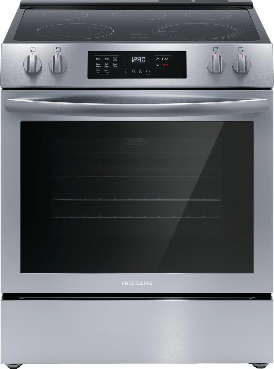 Frigidaire FCFE3083AS Frigidaire 30" Front Control Electric Range Freestanding Ranges freestanding dual fuel range 30 inch