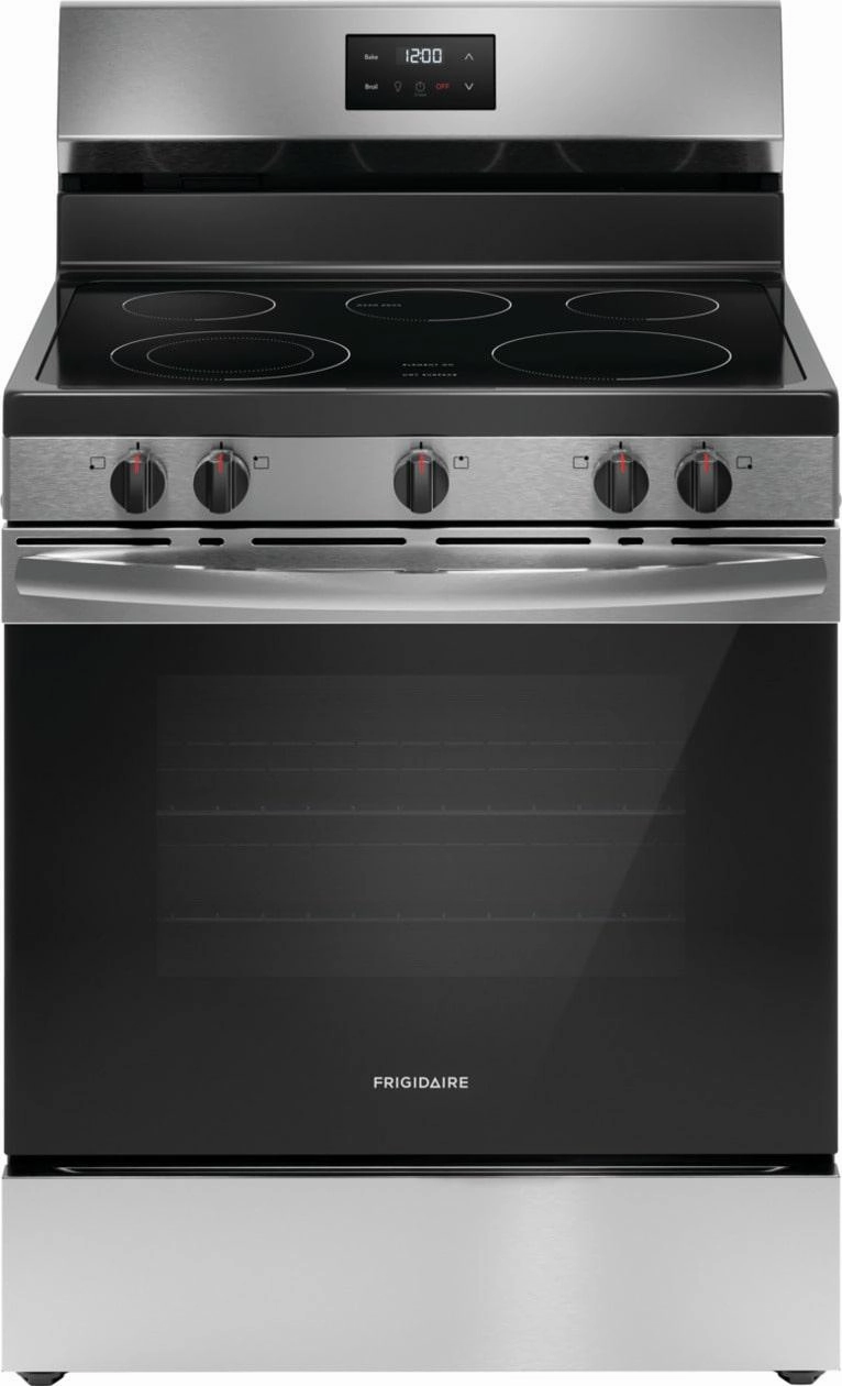 Frigidaire FCRE3052BS Frigidaire 30" Electric Range Freestanding Ranges freestanding dual fuel range 30 inch