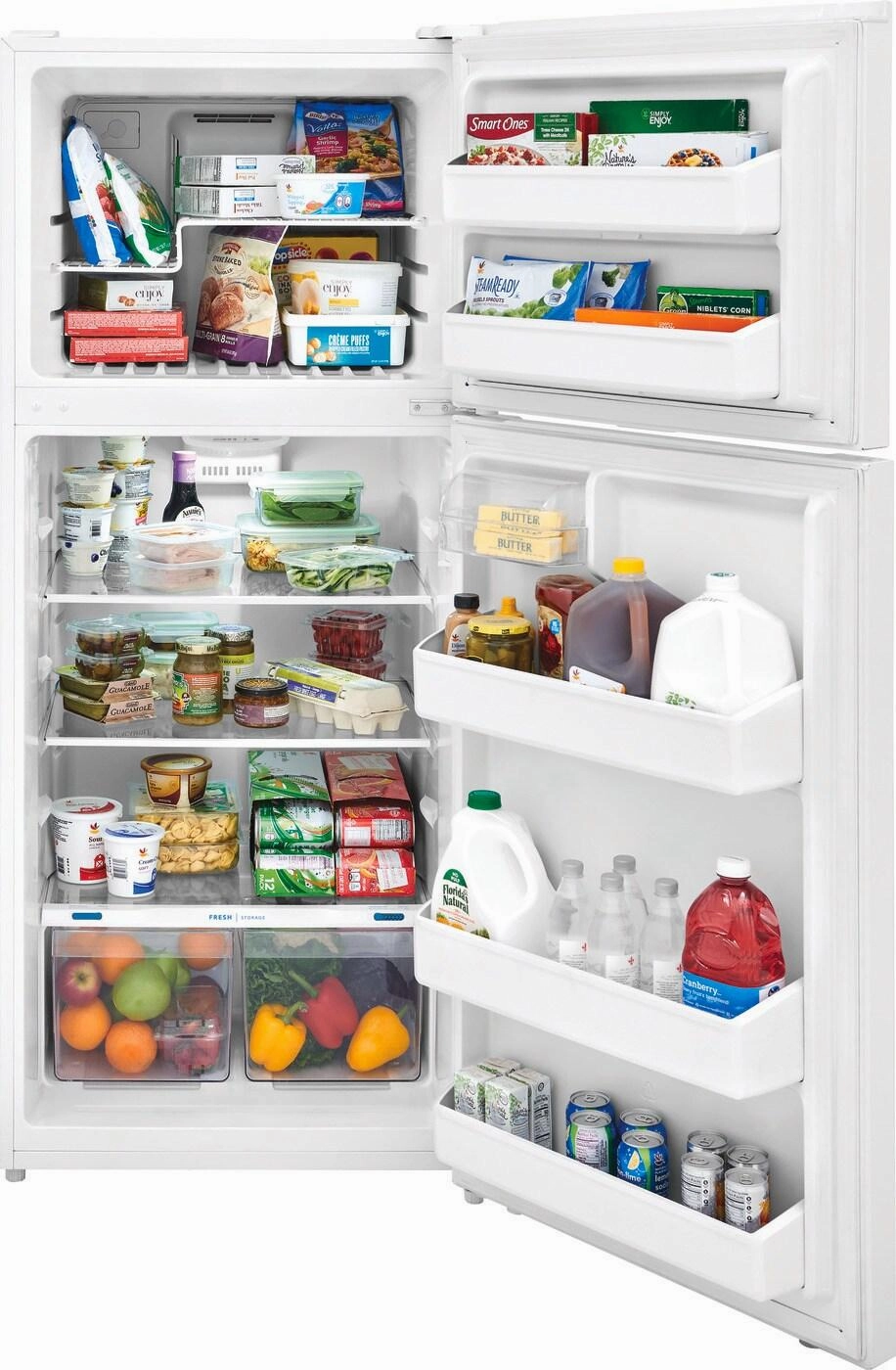 Frigidaire FFHT1822UW Frigidaire 17.6 Cu. Ft. Top Freezer Refrigerator