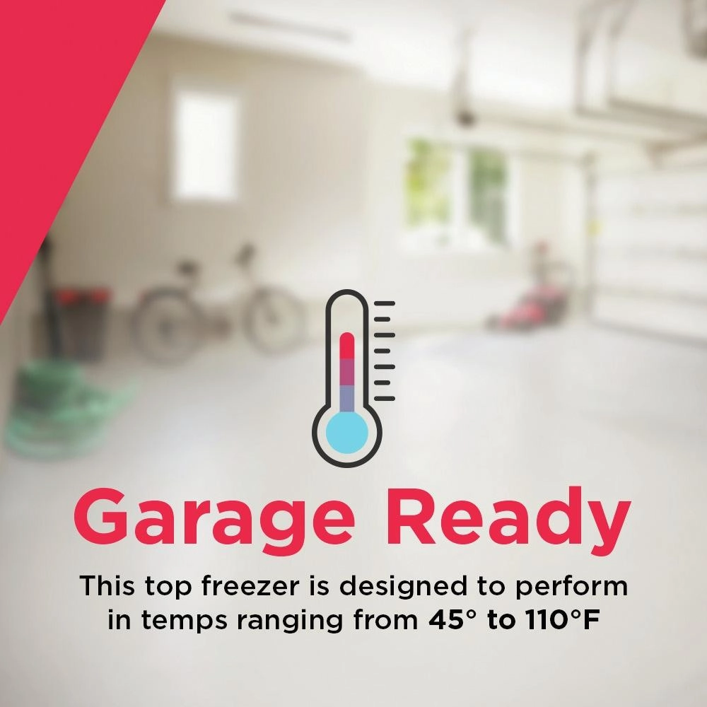 Frigidaire FFHT2045XB 20 Cu. Ft. Garage Ready Top Freezer Refrigerator