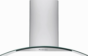 Frigidaire FHWC3660LS Frigidaire 36'' Glass Canopy Wall-Mount Hood Ventilation Range Hoods high suction kitchen exhaust hood