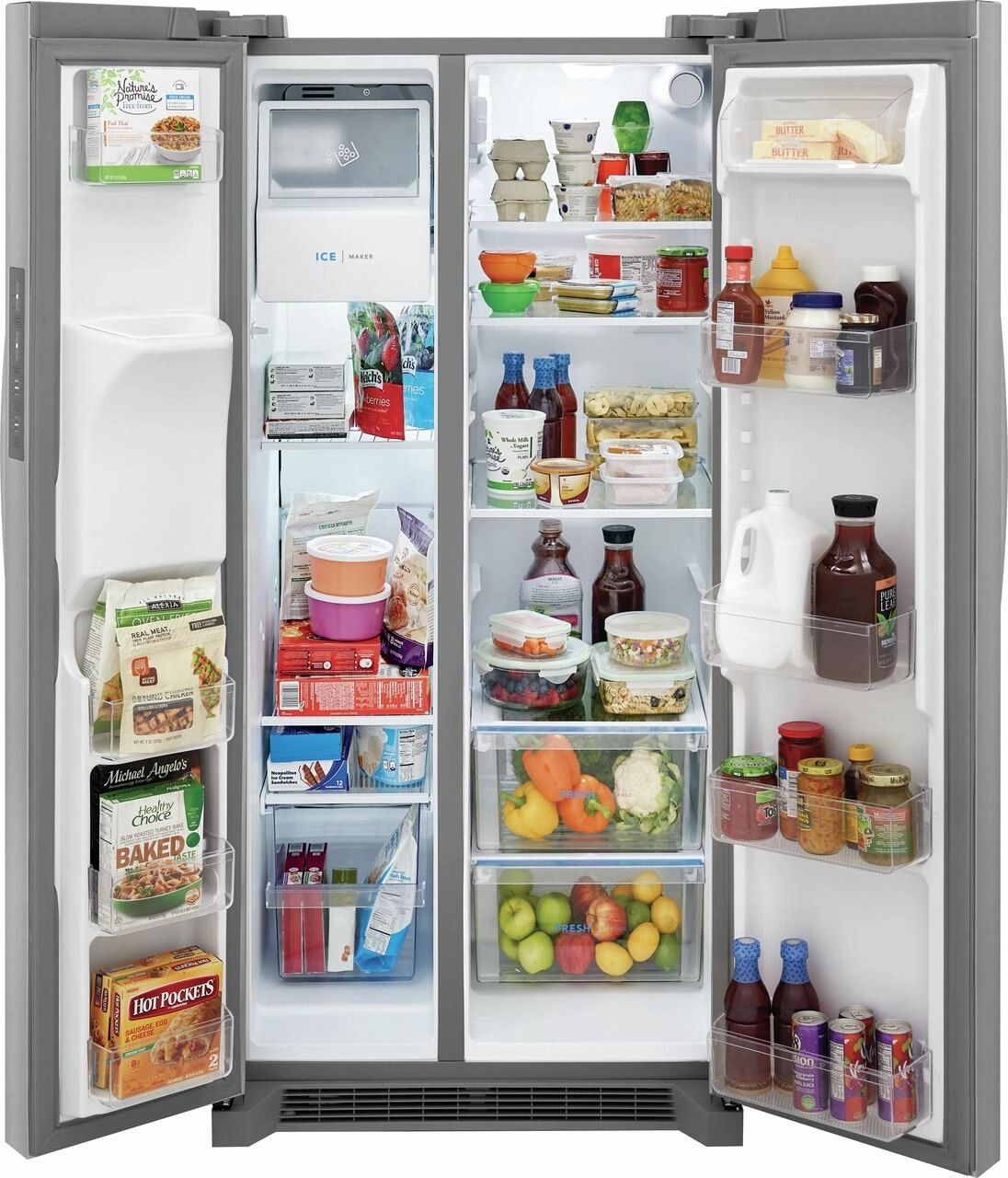 Frigidaire FRSS2323AS Frigidaire 22.3 Cu. Ft. 33'' Standard Depth Side By Side Refrigerator