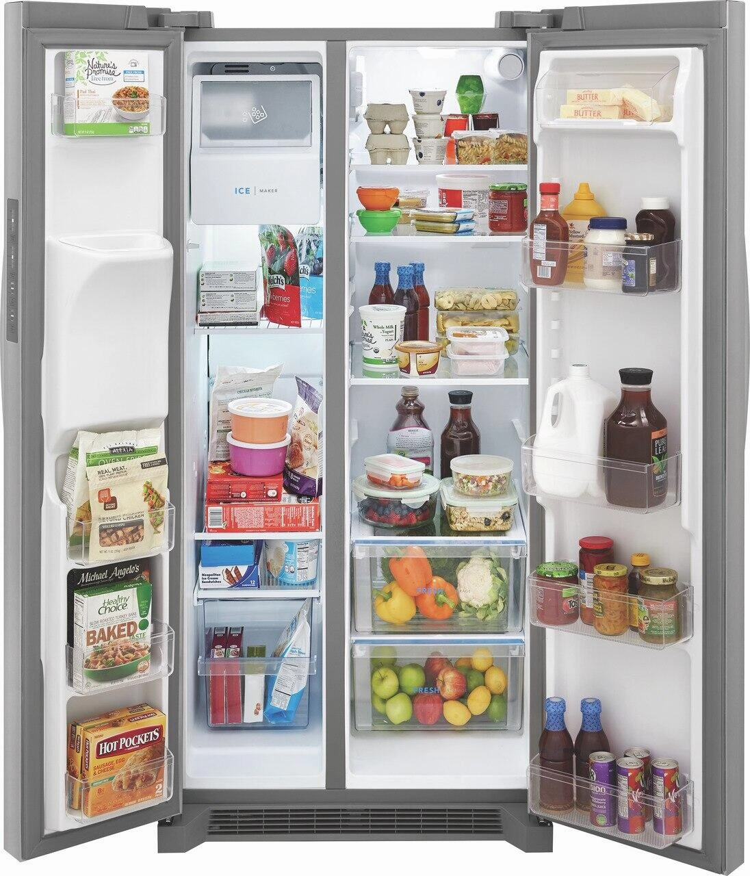 Frigidaire FRSS2333AS Frigidaire 22.3 Cu. Ft. 33'' Standard Depth Side By Side Refrigerator