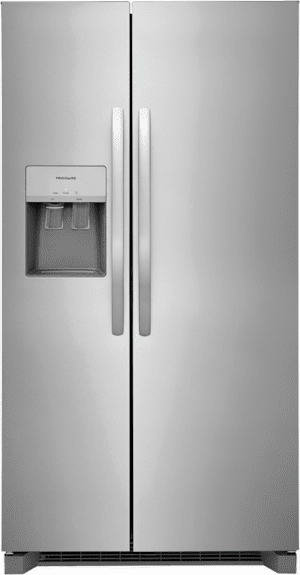 Frigidaire FRSS2633AS Frigidaire 25.6 Cu. Ft. 36'' Standard Depth Side By Side Refrigerator Freestanding Refrigerators freestanding fridge freezer combo