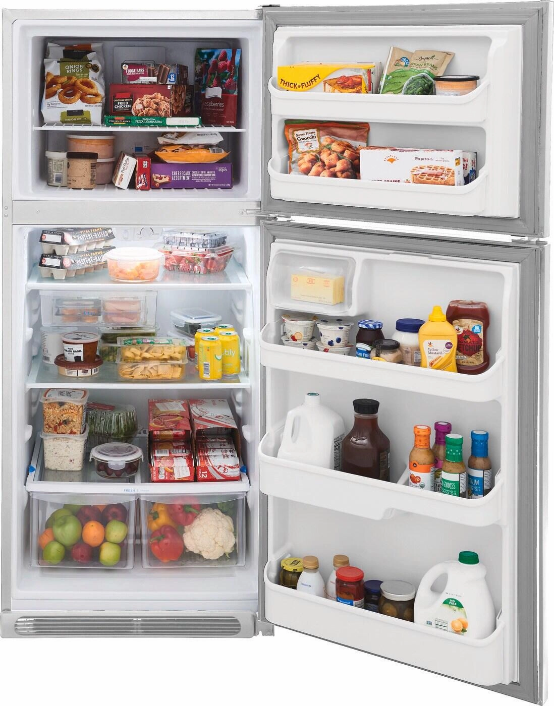 Frigidaire FRTD2021AW Frigidaire 20.5 Cu. Ft. Top Freezer Refrigerator