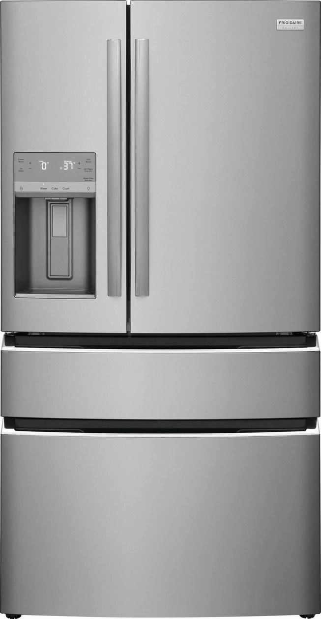 Frigidaire GRMC2273CF Frigidaire Gallery 21.5 Cu. Ft. Counter-Depth 4-Door French Door Refrigerator Freestanding Refrigerators freestanding fridge freezer combo