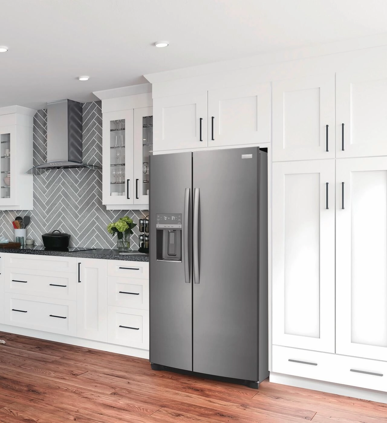 Frigidaire GRSS2652AD Frigidaire Gallery 25.6 Cu. Ft. 36'' Standard Depth Side By Side Refrigerator