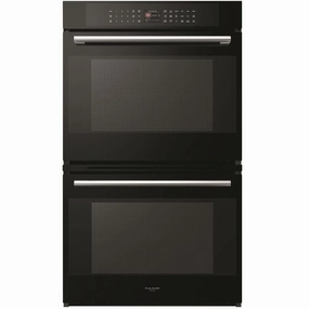 Fulgor Milano F7DP30B1 30'' Self Cleaning Double Wall Oven - Stainless Steel - Black Wall Ovens 27 inch wall oven built-in