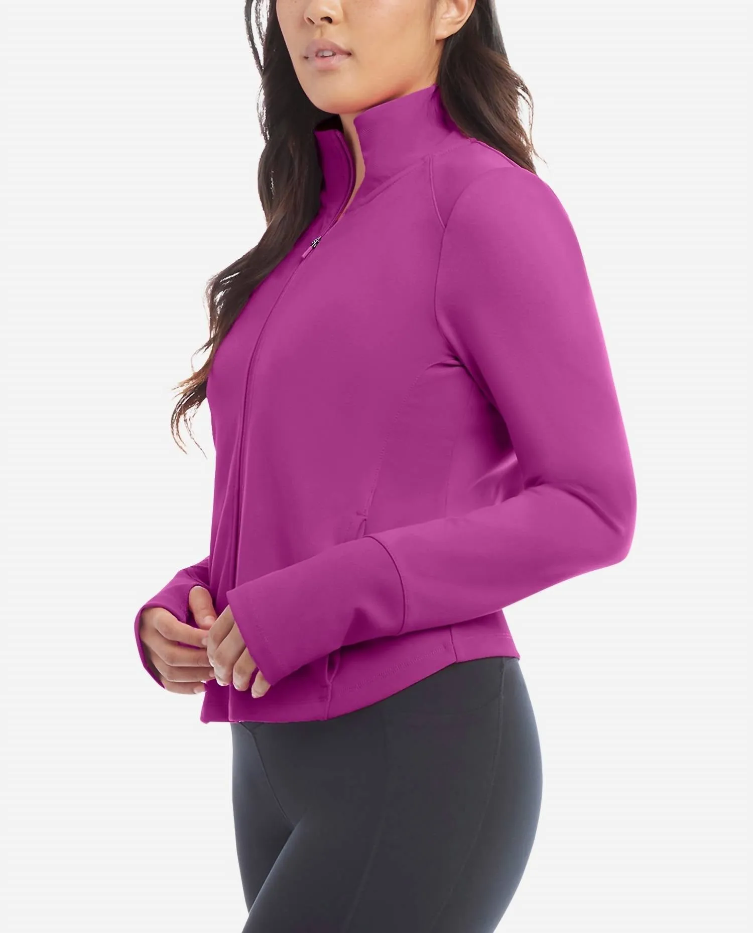 Full-Zip Run Jacket In Vivid Viola