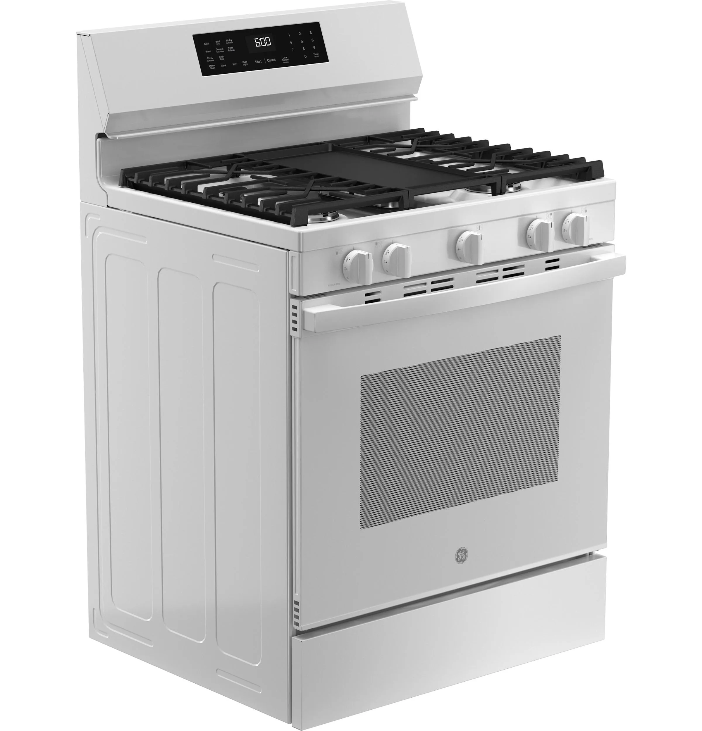 Ge Appliances GGF600AVWW Ge? 30" Free-Standing Gas Convection Range With No Preheat Air Fry And Easywash&#8482; Oven Tray
