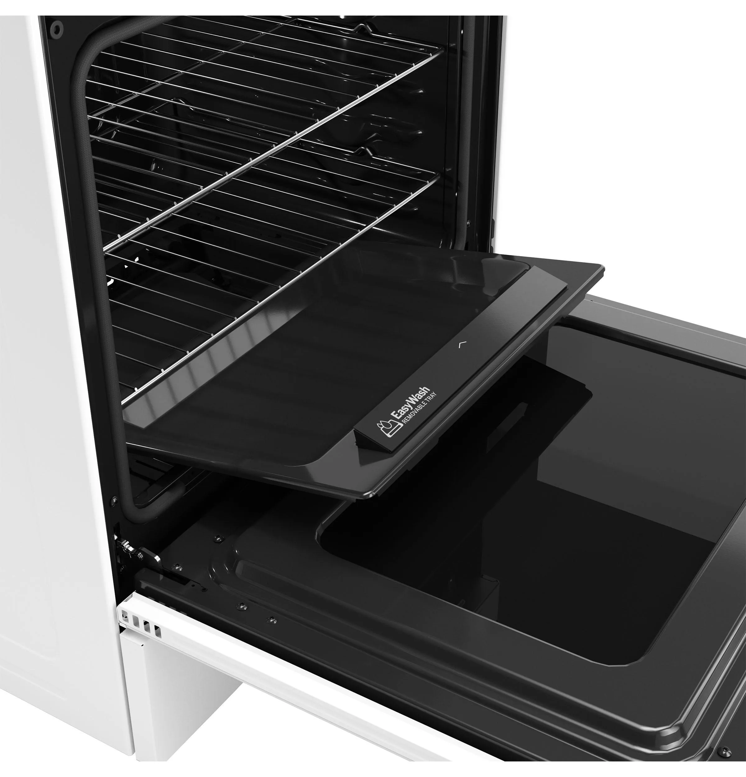 Ge Appliances GGF600AVWW Ge? 30" Free-Standing Gas Convection Range With No Preheat Air Fry And Easywash&#8482; Oven Tray