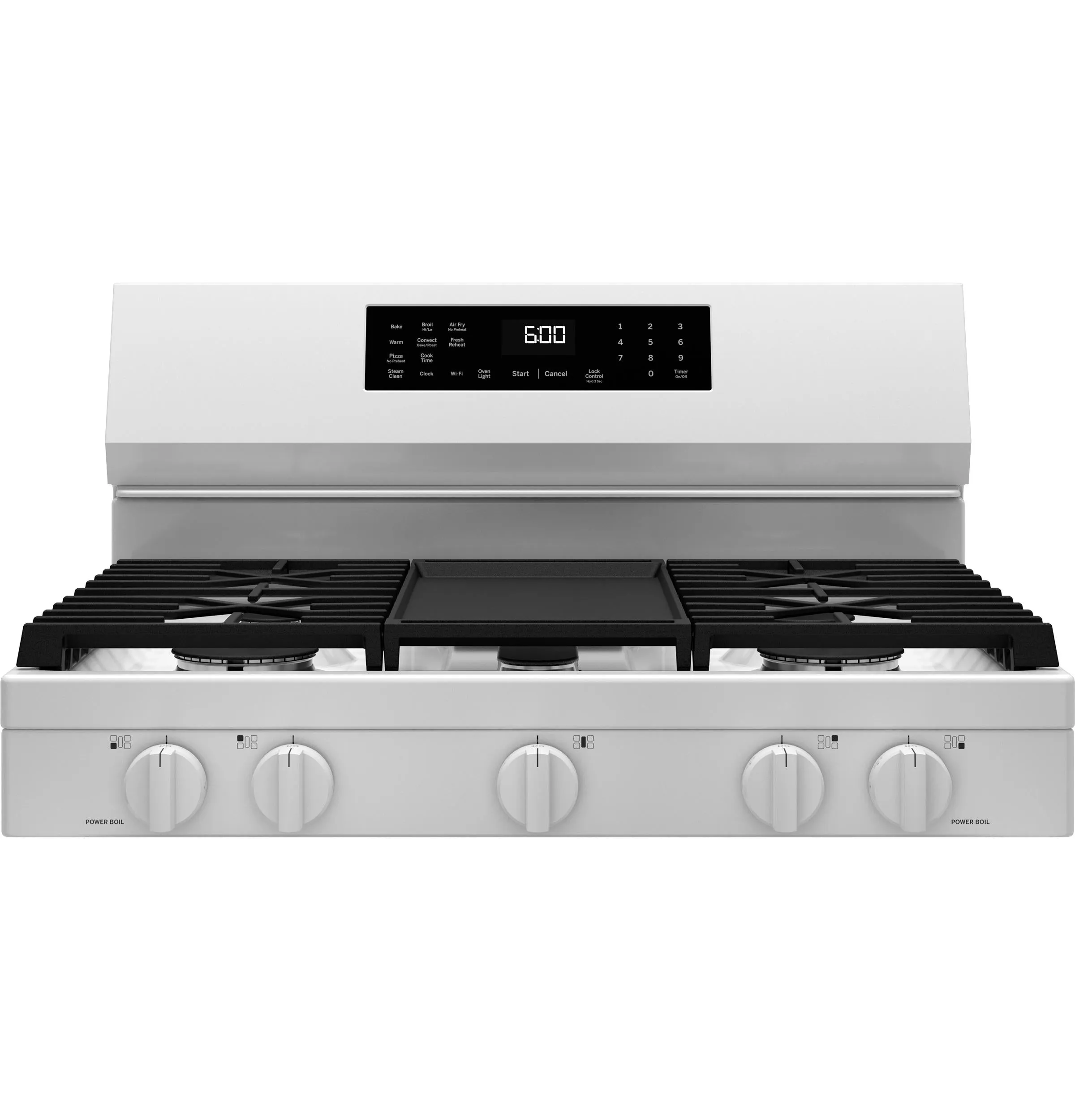 Ge Appliances GGF600AVWW Ge? 30" Free-Standing Gas Convection Range With No Preheat Air Fry And Easywash&#8482; Oven Tray