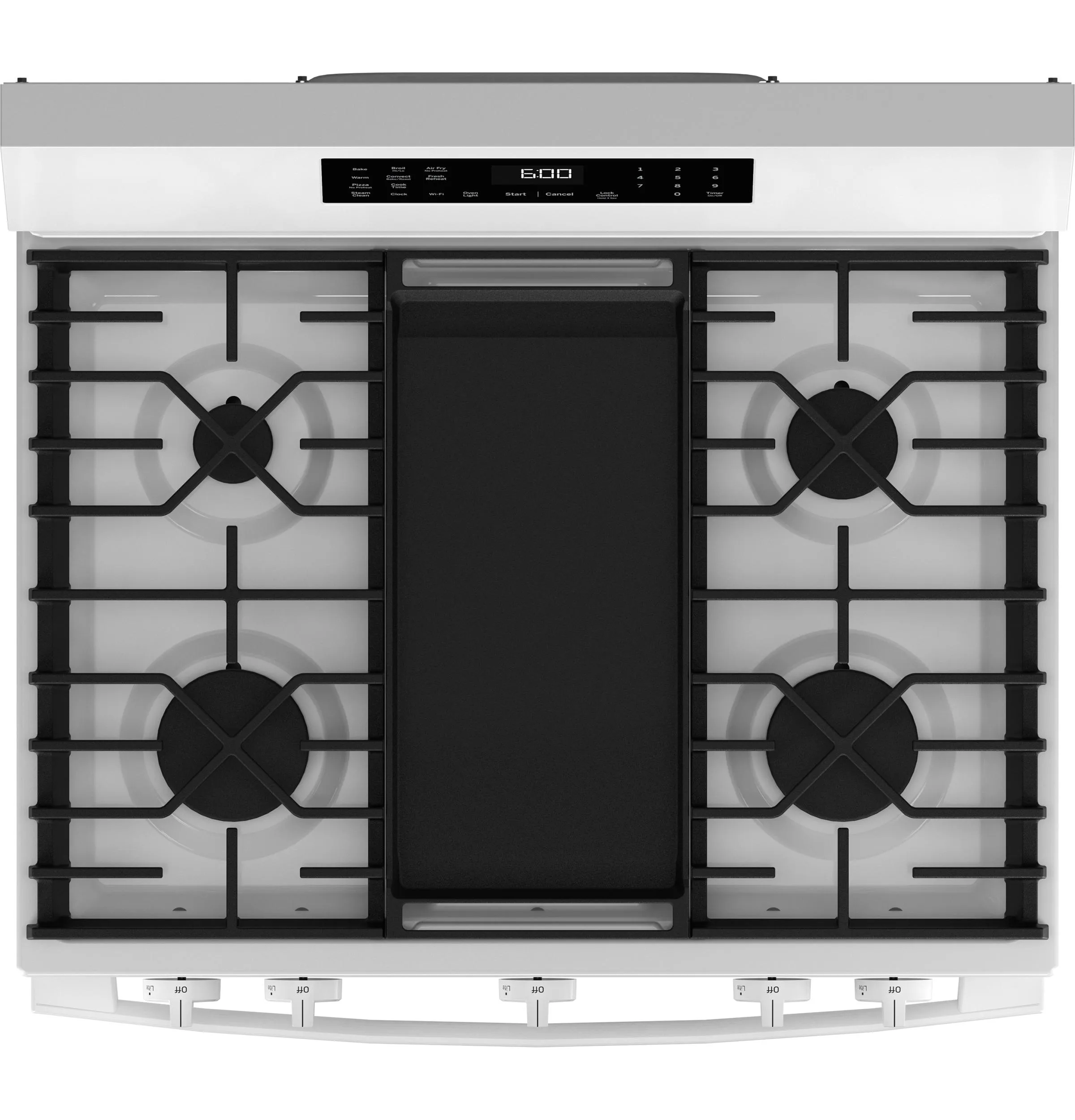 Ge Appliances GGF600AVWW Ge? 30" Free-Standing Gas Convection Range With No Preheat Air Fry And Easywash&#8482; Oven Tray