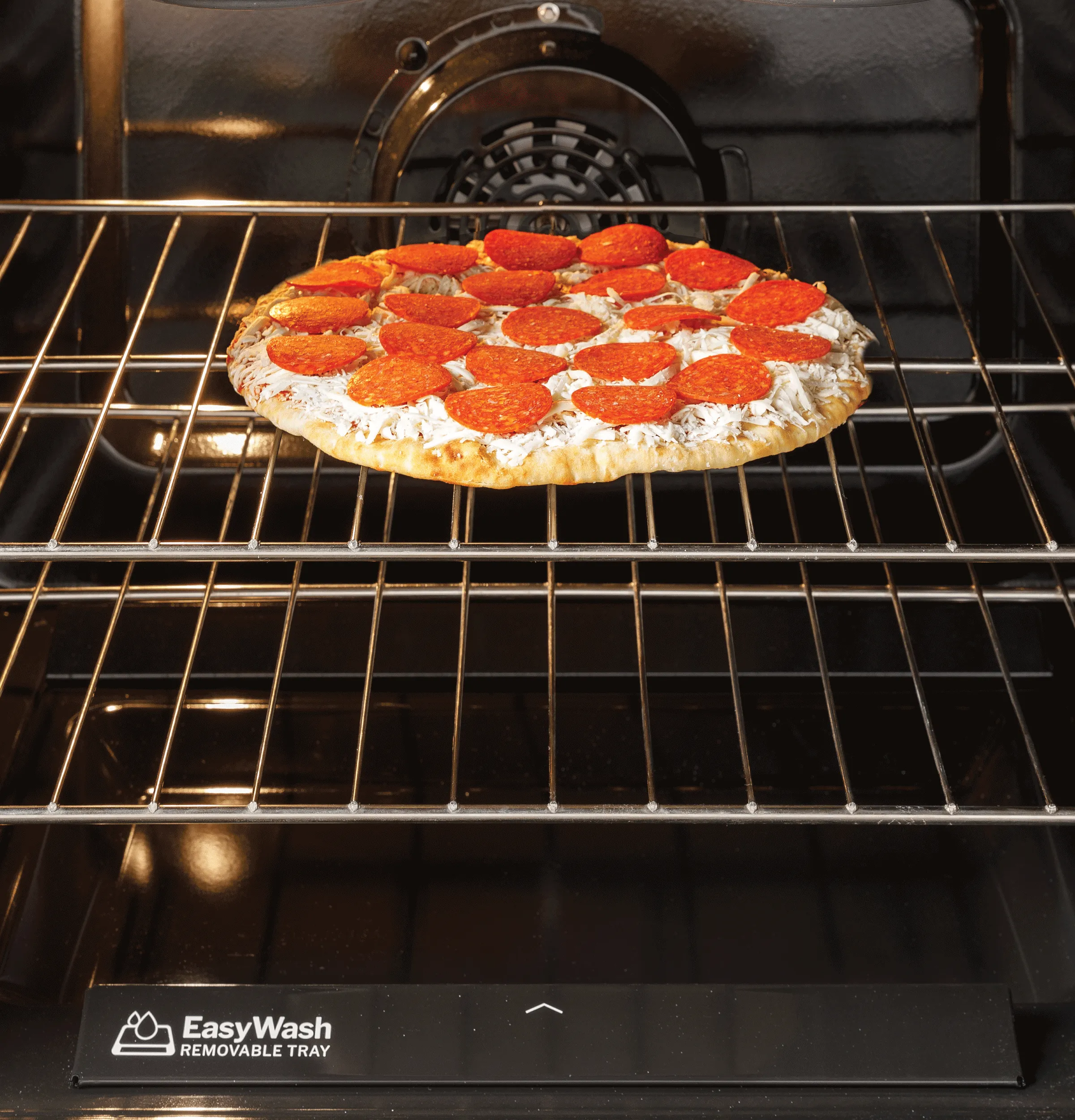 Ge Appliances GGS600AVES Ge? 30" Slide-In Front-Control Convection Gas Range With No Preheat Air Fry And Easywash&#8482; Oven Tray