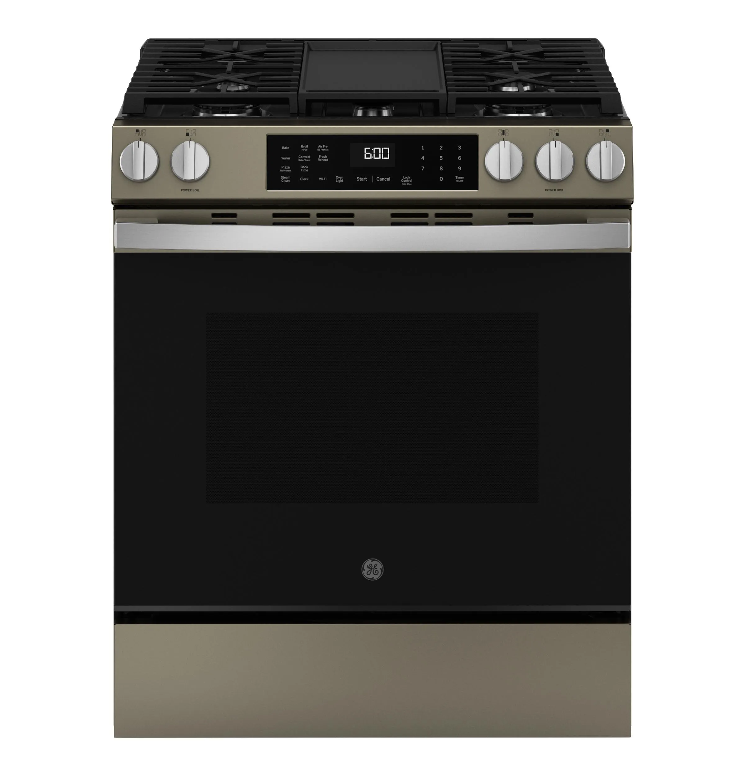 Ge Appliances GGS600AVES Ge? 30" Slide-In Front-Control Convection Gas Range With No Preheat Air Fry And Easywash&#8482; Oven Tray Freestanding Ranges freestanding dual fuel range 30 inch