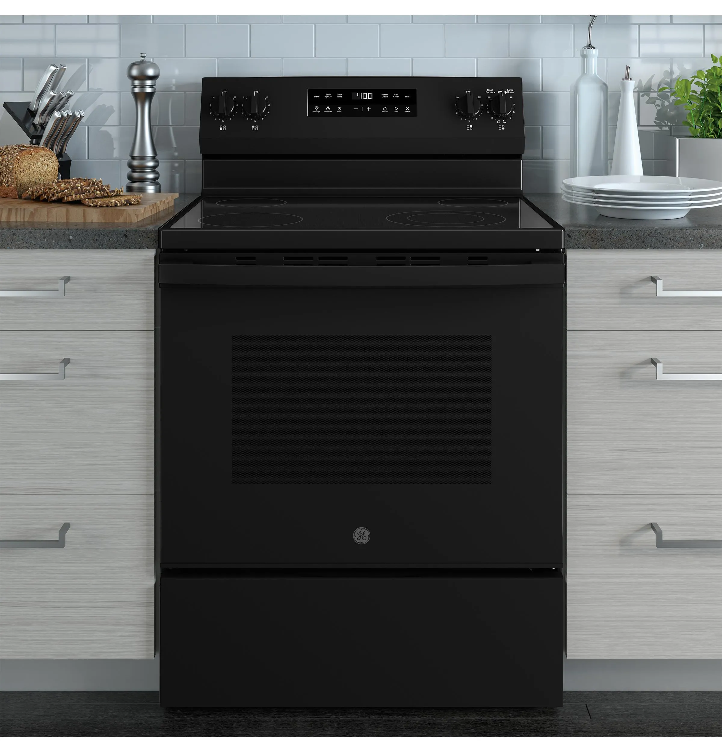 Ge Appliances GRF400PVBB Ge? 30" Free-Standing Electric Range