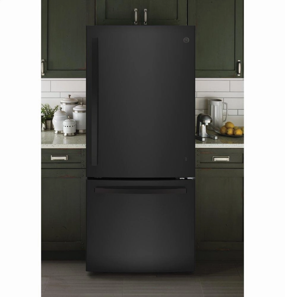 Ge Appliances GBE21DGKBB Ge? Energy Star? 21.0 Cu. Ft. Bottom-Freezer Refrigerator