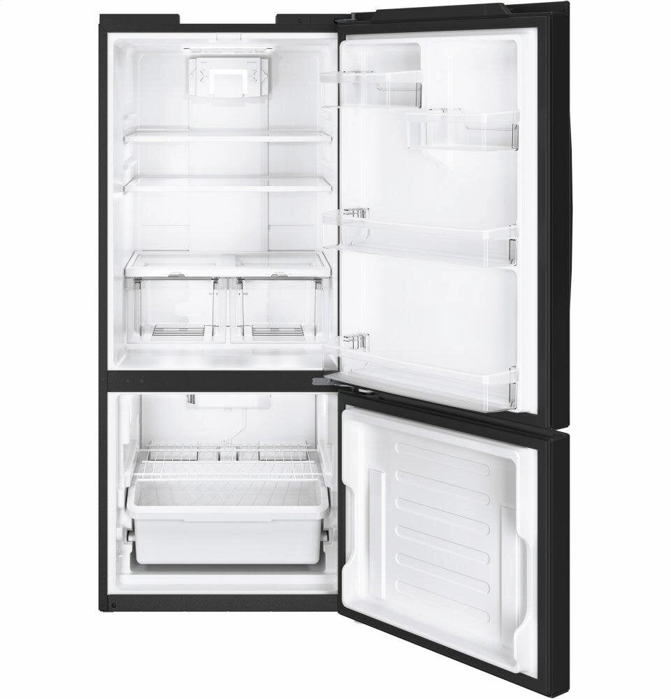Ge Appliances GBE21DGKBB Ge? Energy Star? 21.0 Cu. Ft. Bottom-Freezer Refrigerator