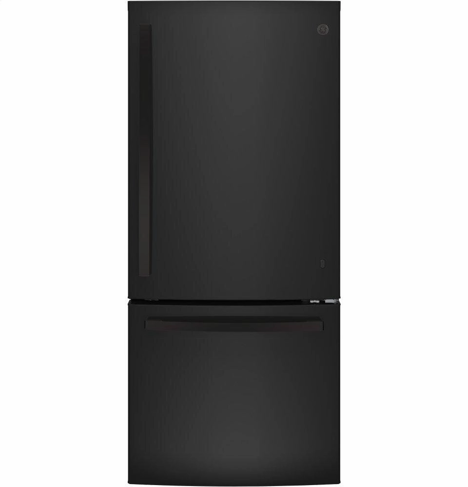 Ge Appliances GBE21DGKBB Ge? Energy Star? 21.0 Cu. Ft. Bottom-Freezer Refrigerator Freestanding Refrigerators freestanding fridge freezer combo
