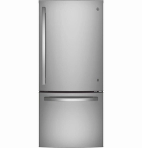 Ge Appliances GBE21DSKSS Ge? Energy Star? 21.0 Cu. Ft. Bottom-Freezer Refrigerator Freestanding Refrigerators freestanding fridge freezer combo