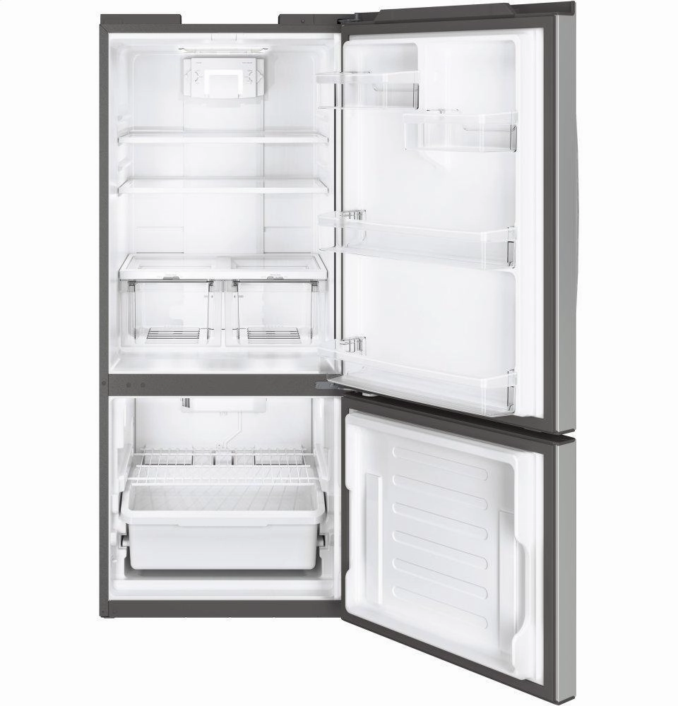 Ge Appliances GBE21DYKFS Ge? Energy Star? 21.0 Cu. Ft. Bottom-Freezer Refrigerator