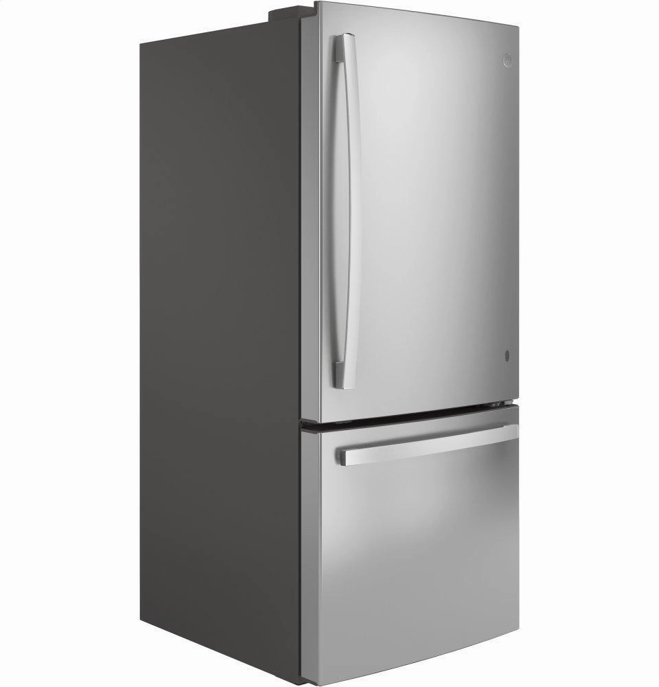 Ge Appliances GBE21DYKFS Ge? Energy Star? 21.0 Cu. Ft. Bottom-Freezer Refrigerator